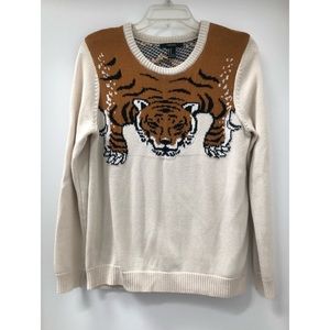 Forever 21 Knitted Tiger Sweater